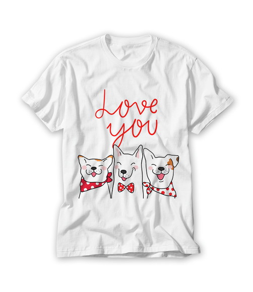 Camiseta Love you Dogs