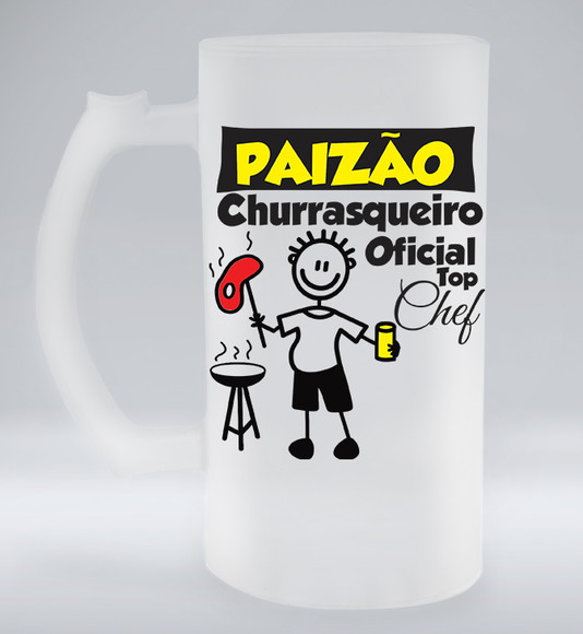 Caneca de Chopp Paizão Churrasqueiro Oficial