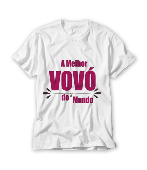 Camiseta Melhor Avó do Mundo