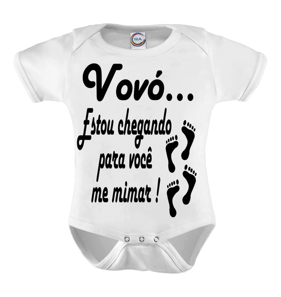 Body Infantil Vovó Estou Chegando