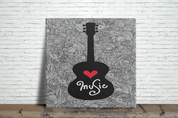 Azulejo Decorativo Music