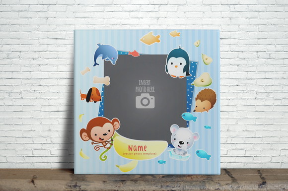 Azulejo Decorativo Infantil com foto e nome personalizado