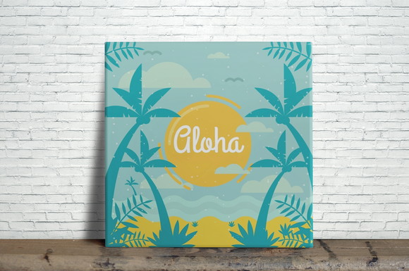 Azulejo Decorativo Aloha