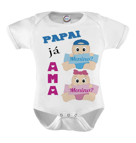 Body Infantil Papai Já Ama