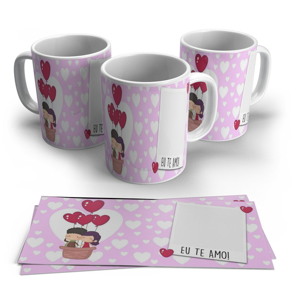 Caneca Eu Te Amo com Foto