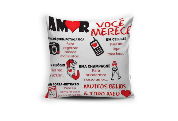 Almofada Personalizada Dia dos Namorados