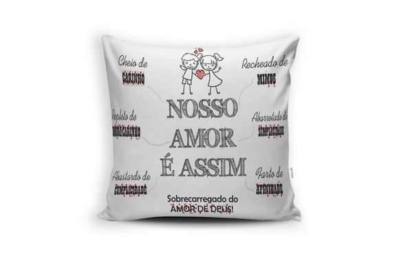 Almofada Personalizada Dia dos Namorados