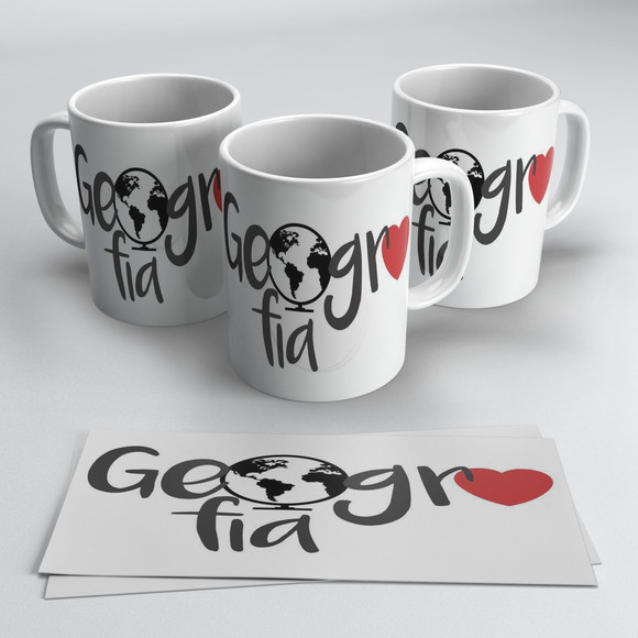 Caneca Profissão Geografia