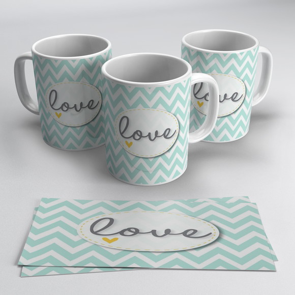 Caneca Porcelana Love