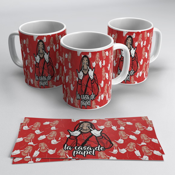 Caneca Porcelana La Casa de Papel