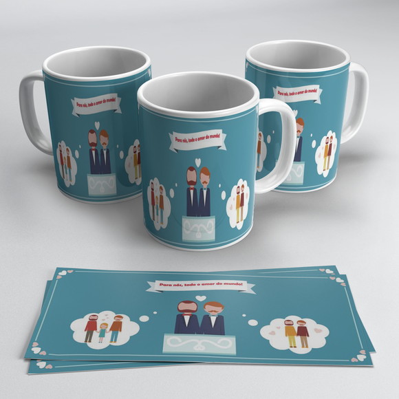 Caneca Porcelana LGBT