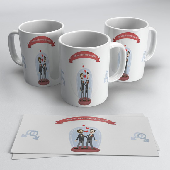 Caneca Porcelana LGBT