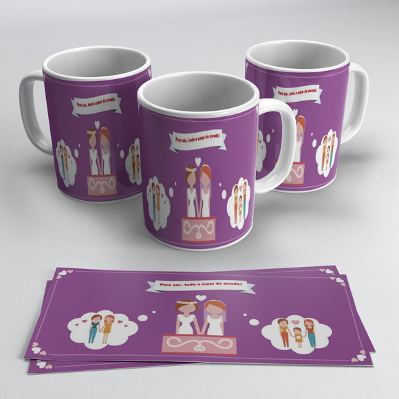 Caneca Porcelana LGBT