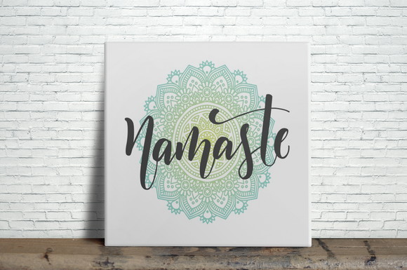 Azulejo Decorativo Namastê