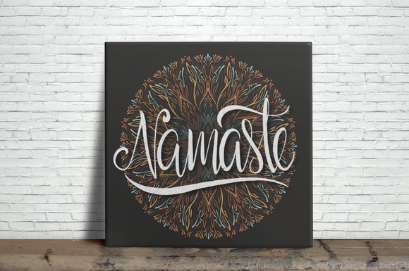 Azulejo Decorativo Namastê