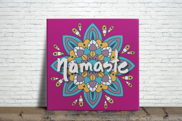 Azulejo Decorativo Namastê
