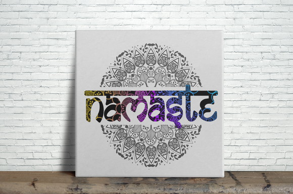 Azulejo Decorativo Namastê