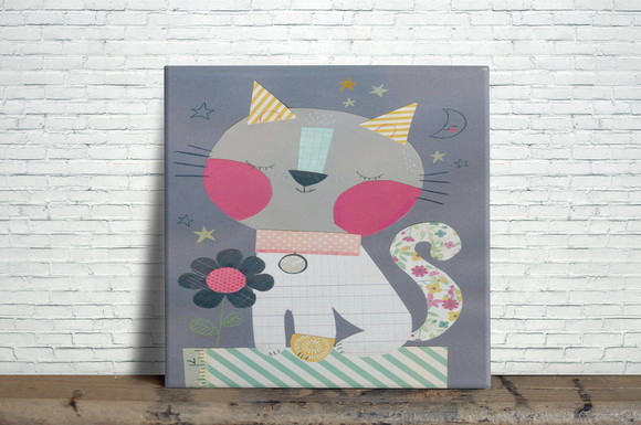 Azulejo Decorativo Gato