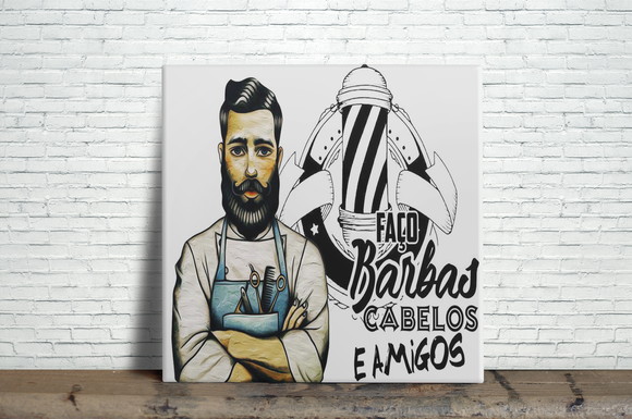 Azulejo Personalizado Barbearia