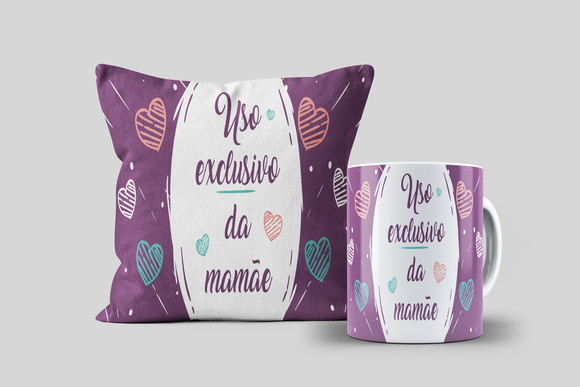 Kit Almofada e Caneca