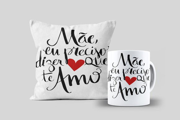 Kit Almofada e Caneca