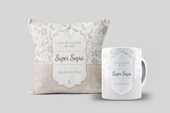 Kit Almofada e Caneca