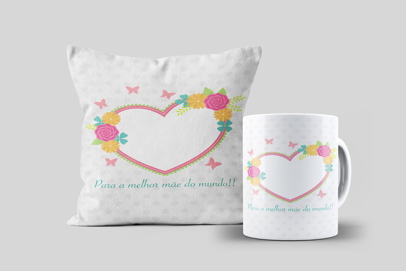 Kit Almofada e Caneca