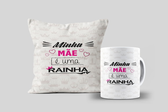Kit Almofada e Caneca