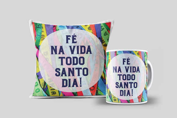 Kit Almofada e Caneca
