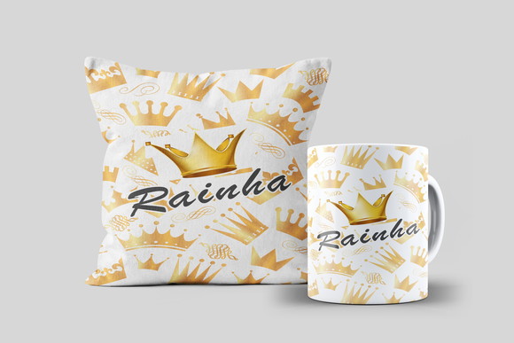 Kit Almofada e Caneca