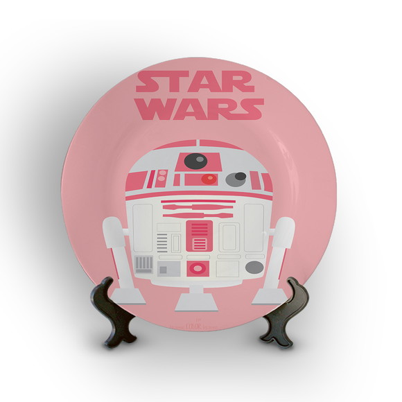 Prato de Porcelana Decorativo Star Wars
