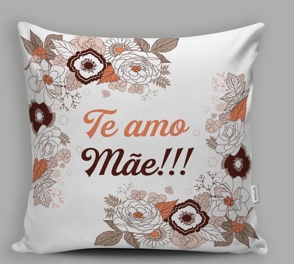 Almofada Decorativa Te Amo Mãe