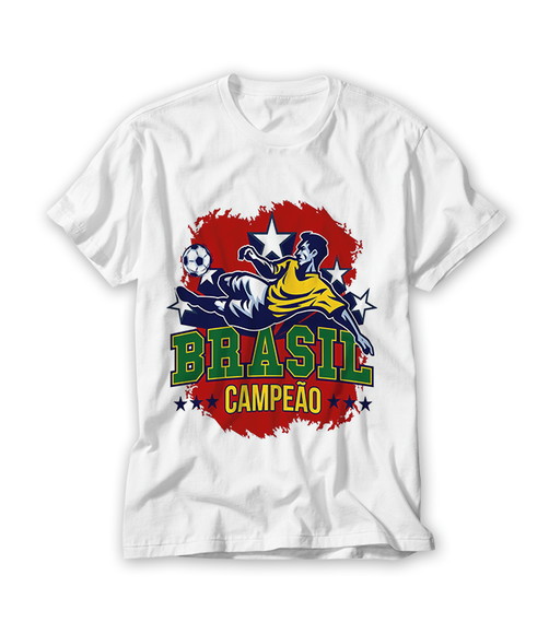 Camiseta Brasil Campeão