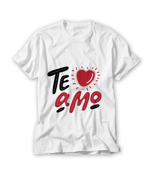 Camiseta Te Amo