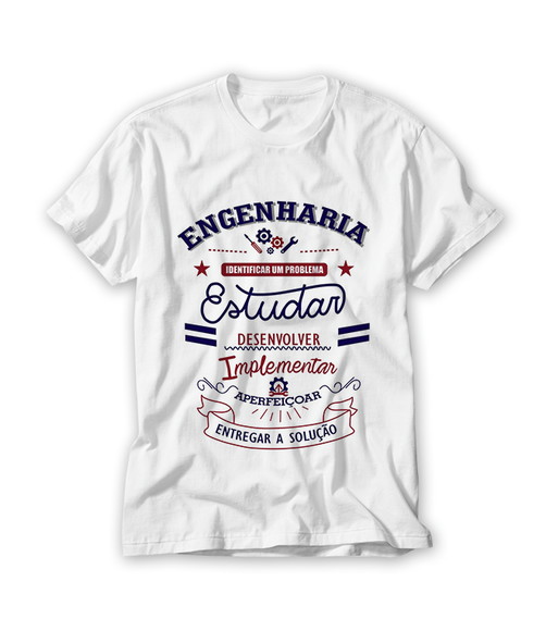 Camiseta Profissão - Engenharia