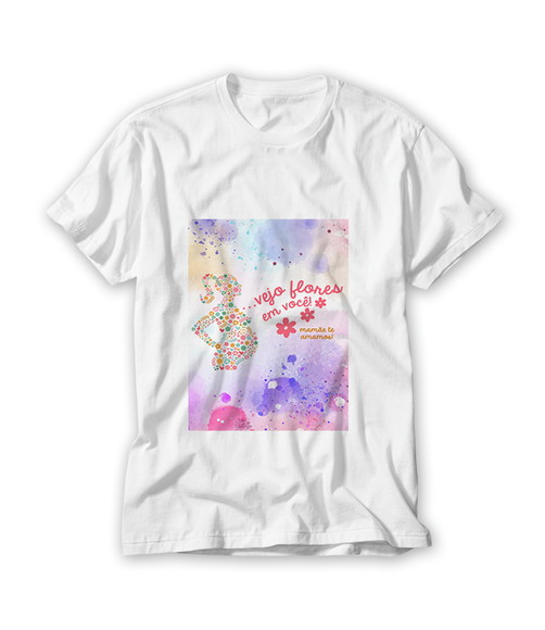 Camiseta Eu Vejo Flores em Você