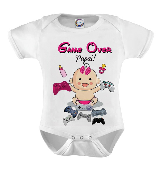 Body Infantil Game Over Papai - Imagem 2