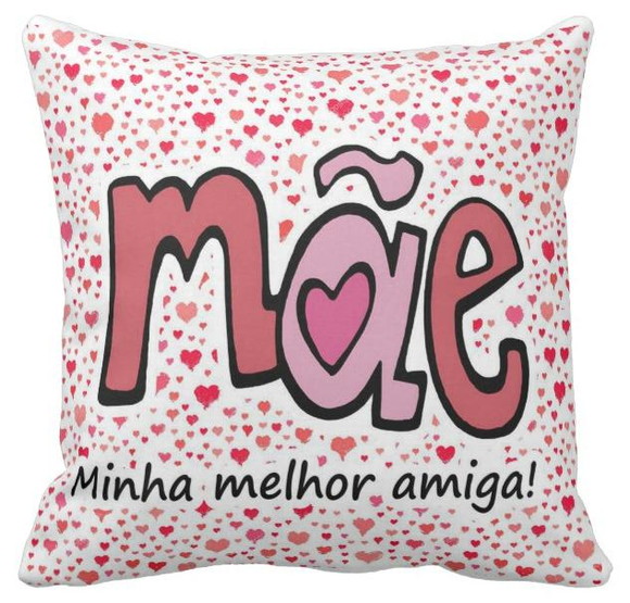 Almofada Dia das Mães - Mãe Minha Melhor Amiga