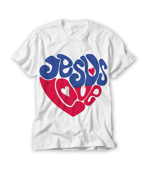 Camiseta Religiosa Jesus Love