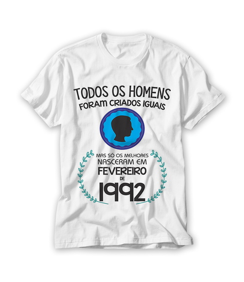 Camiseta Todos Os Homens Foram Criados Iguais