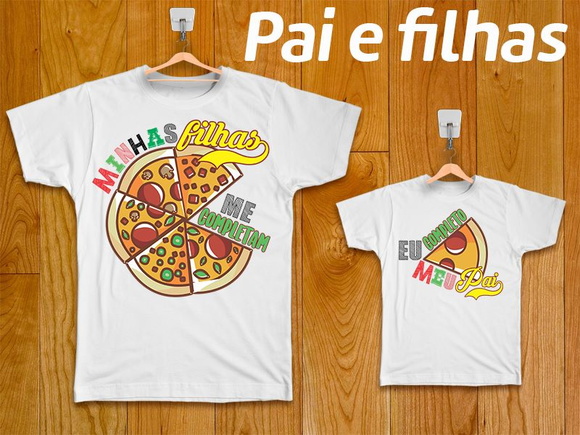 Kit Camiseta Pai e Filhos - Imagem 2