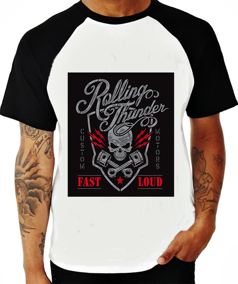 Camiseta Raglan Rolling Thunder