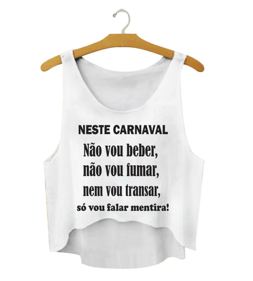 Cropped Carnaval Neste Carnaval