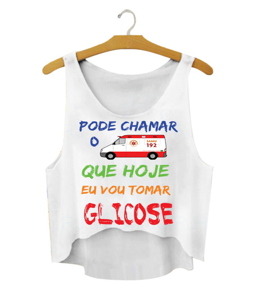 Blusa Cropped Pode Chamar o Samu