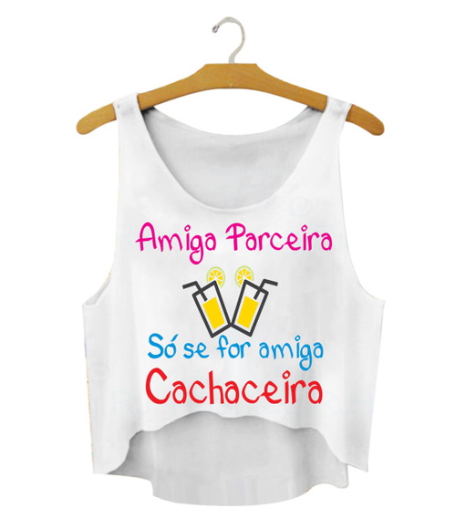 Cropped Carnaval Amiga Parceira