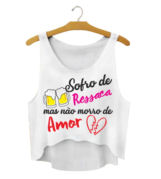 Cropped Carnaval Sofro de Ressaca