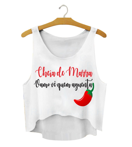 Blusa Cropped Carnaval Cheia de Marra