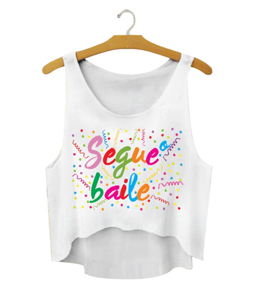 Blusa Cropped Carnaval Segue o Baile