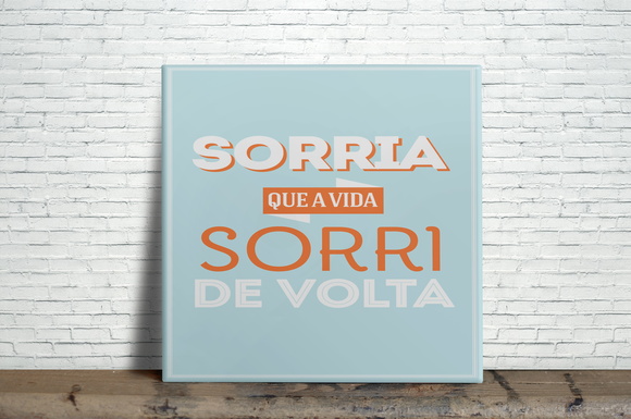Azulejo Decorativo Sorria