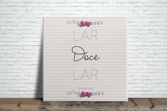 Azulejo Decorativo Lar Doce Lar